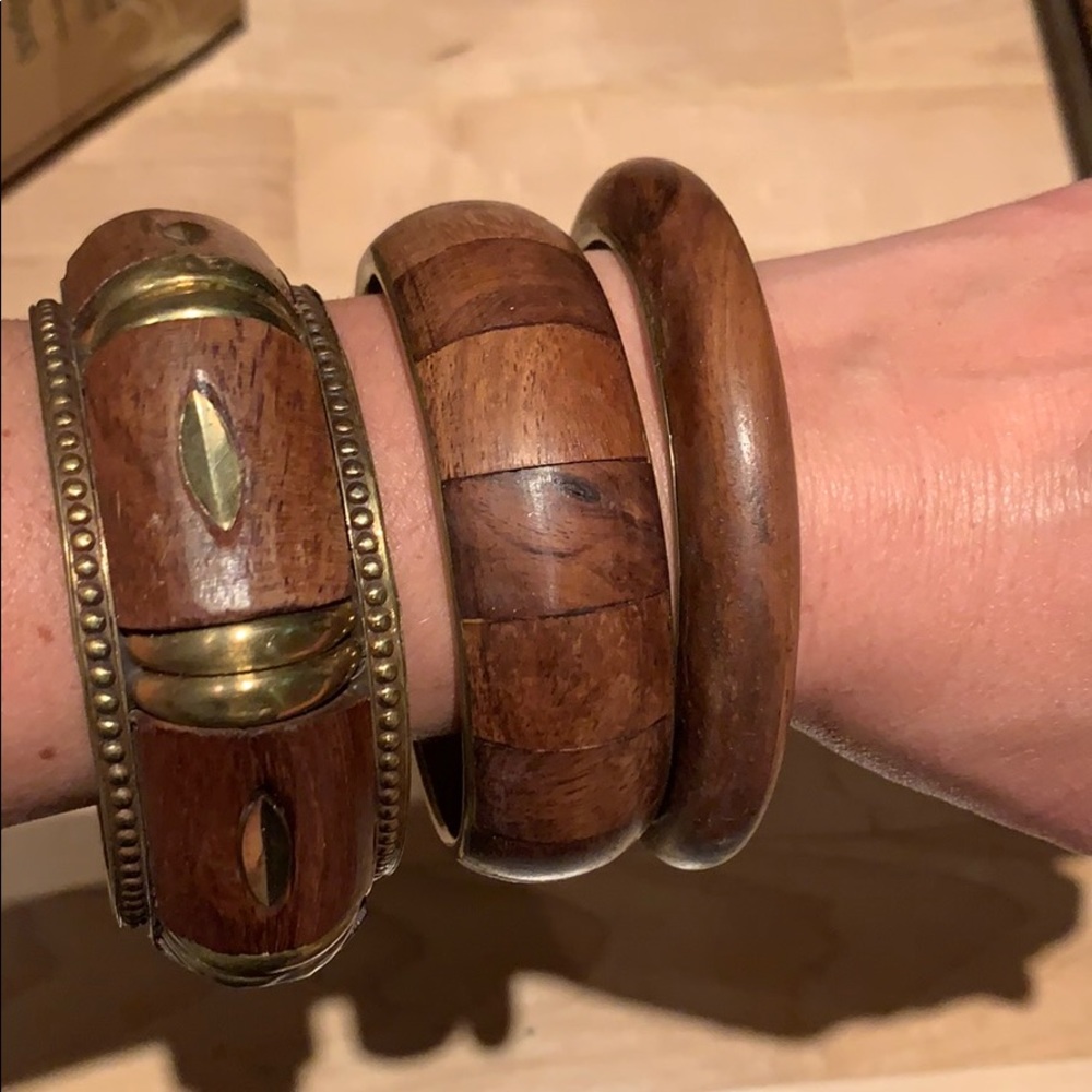 Wood bangles